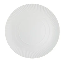 Kartonnen bord (rond) - Ø34 cm · 2 cm wit - 200 st/ds