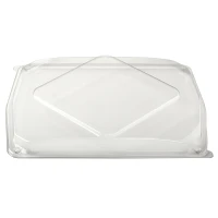Deksel Hi-Tapas serveerschaal rPET glashelder - 100 st/ds.