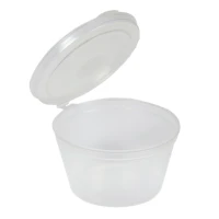 Sauscup met vaste deksel PP - ø50mm - 30cc - 1.000 st/ds.