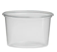 PP bakje Rond 115mm - inhoud: 500cc - 500 st/ds.