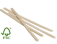 Houten Roerstaafjes FSC 140mm 2.000 st/ds. (2 dzn à 1.000 st)