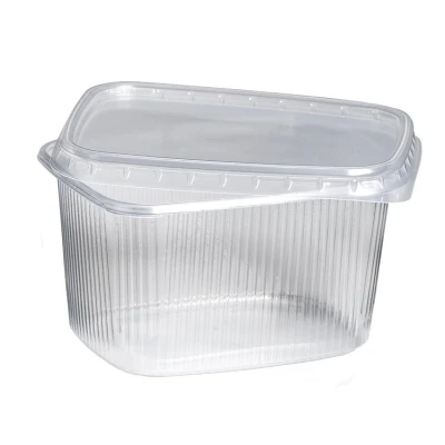 PP bakjes/108-300cc rechthoekig + deksels 250/250 p/ds.