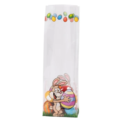 Blokbodemzak 70 + 40 x 220 mm Paashaas - 1.000 stuks