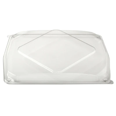 Deksel Hi-Tapas serveerschaal rPET glashelder - 100 st/ds.