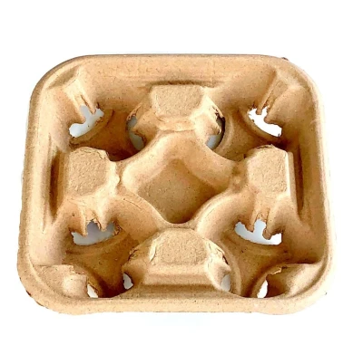 Draagtrays Pulp voor 4 bekers - 250 st/ds.