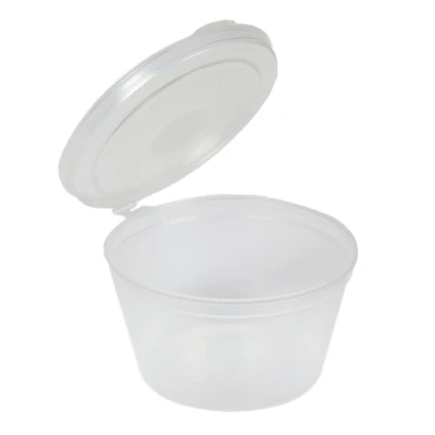 Sauscup met vaste deksel PP - ø50mm - 30cc - 1.000 st/ds.