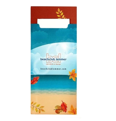 Bestekzakje bedrukken 200x85mm ‘Pochetto’ + servet (v.a. 3.120 st.)