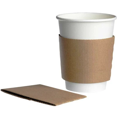 Kartonnen Sleeve voor ø80mm koffiebekers - 1.000 st/ds.