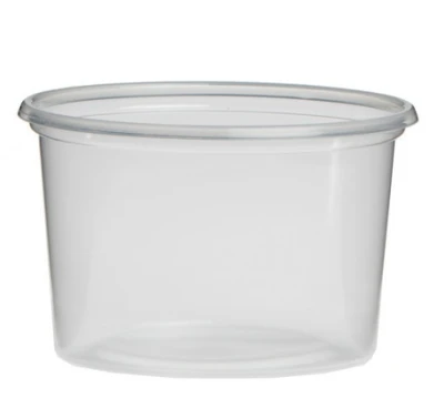 PP bakje Rond 115mm - inhoud: 500cc - 500 st/ds.