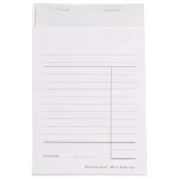 Kassablok met carbon ongenummerd - 10 stuks