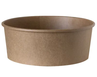 Pokébowl kraft saladebak 1300 ml – Ronde bowl, karton, 300 st/ds.